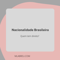 Nacionalidade brasileira