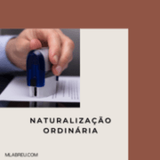 Naturalização ordinária