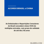 Acordo entre o Governo da República Federativa do Brasil e o Governo da República Popular da China sobre Vistos